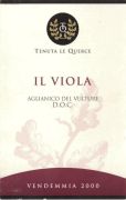 Aglianico del Vulture_Le Querce_Il Viola